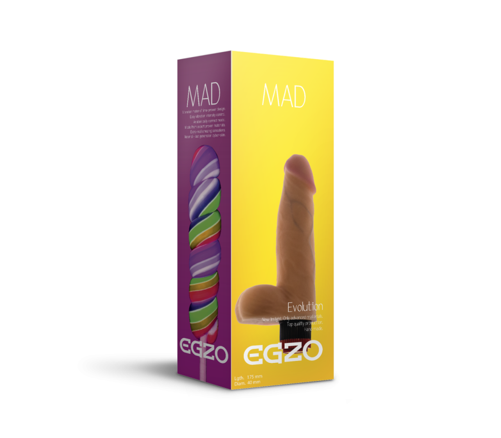 Вібратор EGZO Ciberskin V005 ( 17,5 см х 4 см ) Sex Aura Київ - фото 3