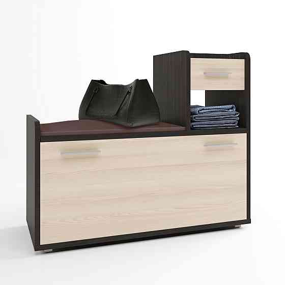 Тумба для обуви Эверест Тандем (правая) венге + дуб молочный (DTM-2647) Львов