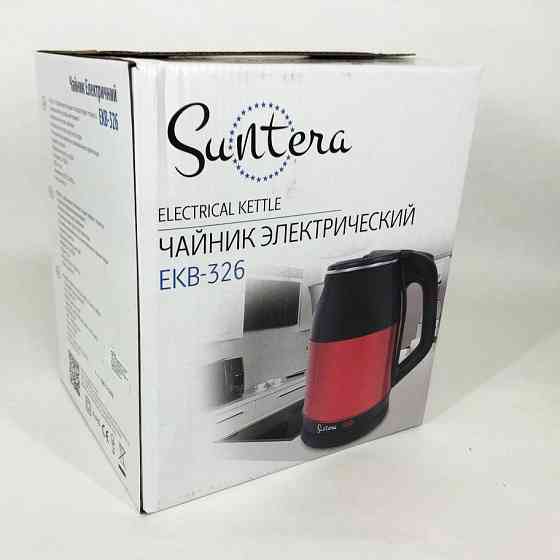 Стильный электрический чайник Suntera EKB-326R 1500 Вт 1.8 л, Удобный электрический чайник для кухни RW-11 Львов