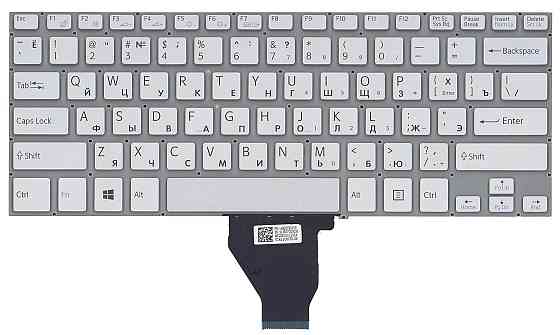 Клавиатура для ноутбука Sony Vaio (FIT 14E) Silver, (No Frame) RU Вінниця