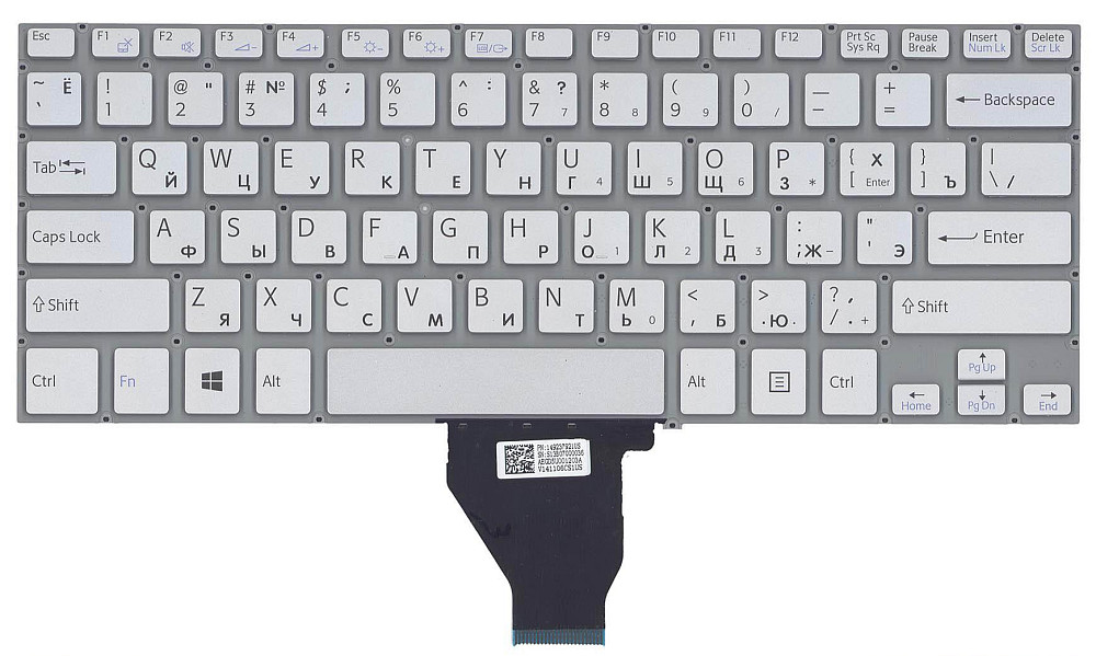 Клавиатура для ноутбука Sony Vaio (FIT 14E) Silver, (No Frame) RU Вінниця - фото 2