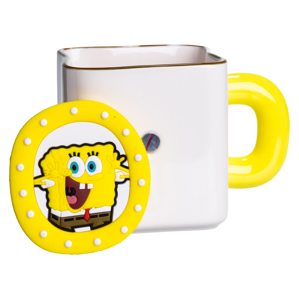 Порцелянова чашка "Губка Боб" з магнітним декором 500 мл, Кружка дитяча чашка із порцеляни на подарунок FM-12Y Коломия - фото 5