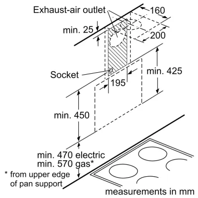 Вытяжка кухонная Bosch DWK67PJ60T Винница - изображение 6