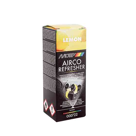 MOTIP Airco Refresher Лимон 150 мл — освіжувач системи кондиціювання автомобіля 000722BS Ковель