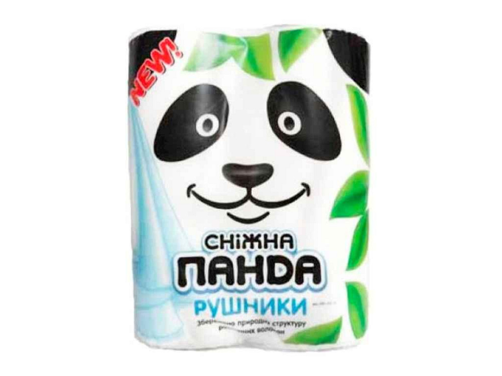 Рушники паперові 2 шт/уп, ТМ СНЕЖНАЯ ПАНДА Київ - фото 1