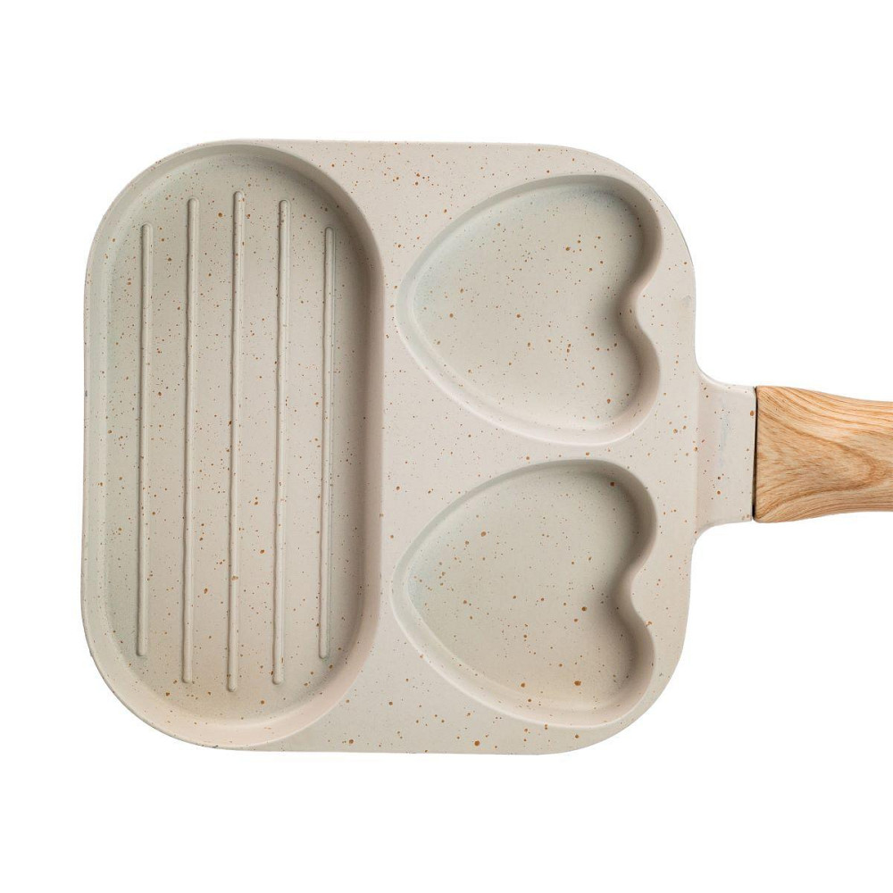 Квадратная сковорода на 3 секции с антипригарным покрытием Киев - изображение 5