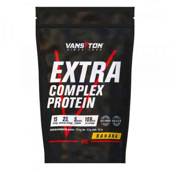 Протеин Vansiton Extra Protein 450 г Банан Луцк