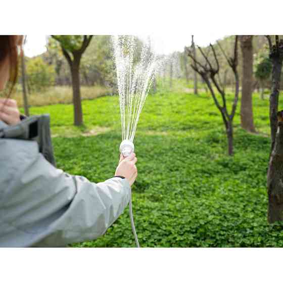 Душ портативний з насосом на акумуляторі Flextail Tiny Shower, білий Київ