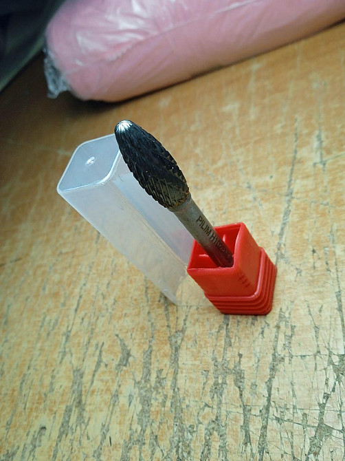 Борфреза тип H 6×18×6 мм — твердосплавна шарошка по металу для дриля та гравера Харків - фото 3