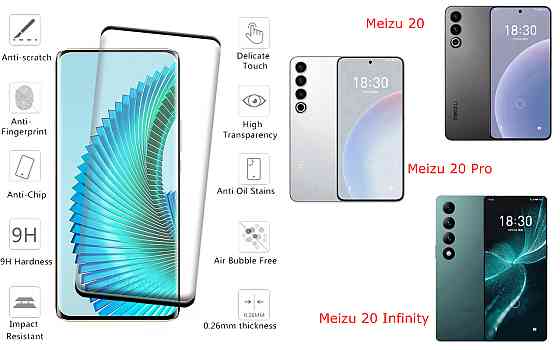 Захисне скло HyperGlass Pro для Meizu 20, 20 Pro, 20 Infinity – максимальна чутливість та захист Київ