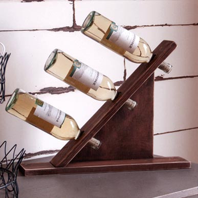 Настольная винная полка 