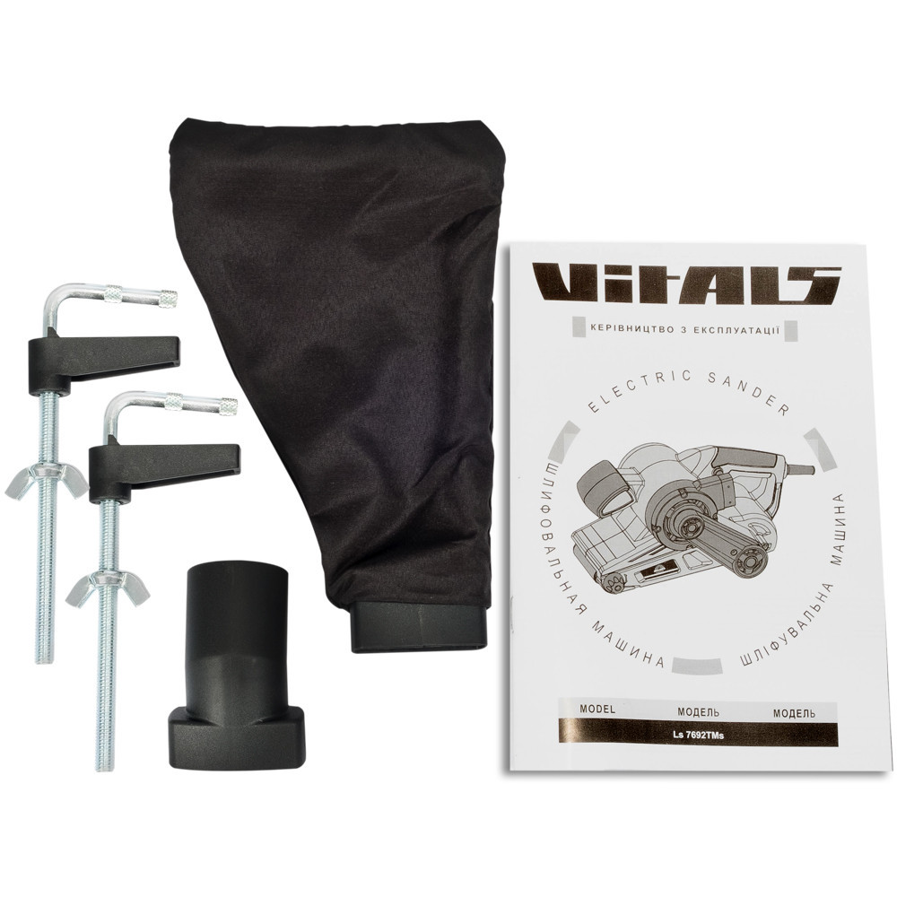 Машина ленточная шлифовальная Vitals Master Ls 7692 TMs Харьков - изображение 5