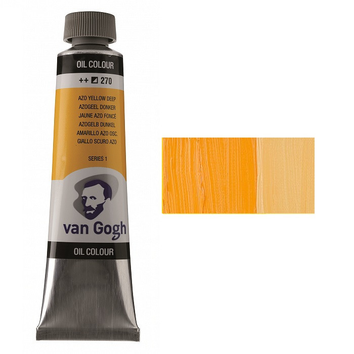 Краска масляная VAN GOGH (270) AZO Желтый темный 40 мл Royal Talens Киев - изображение 1