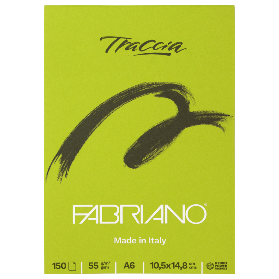 Блок паперу для графіки та каліграфії TRACCIA 55г/м2 150 л Fabriano Київ - фото 2