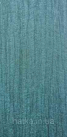 Шпалери вінілові на флізеліні AdaWall Seyyah 1.06х10 однотонні хвилясті смуги структурні смарагдові зелені Київ