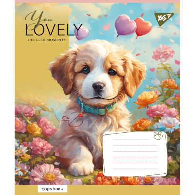 Зошит Yes You Lovely 12 аркушів лінія (766954) Вінниця - фото 6