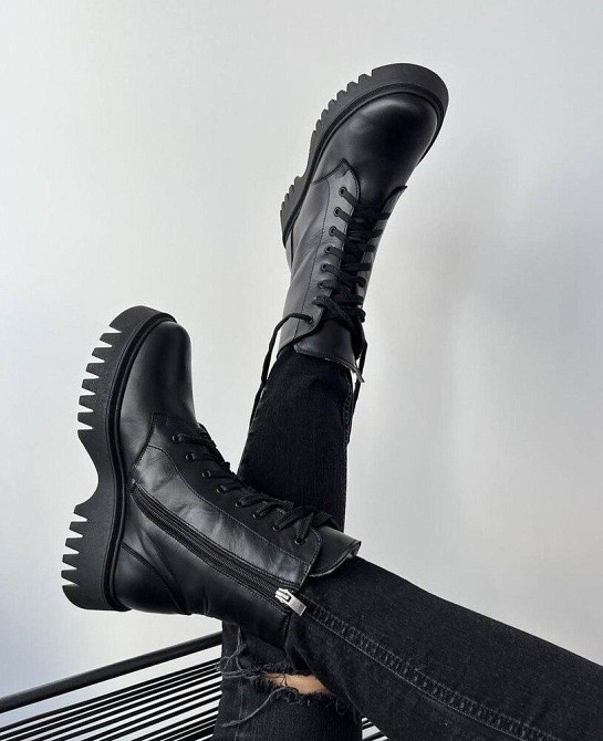 Edan Instruments Черевики жіночі EDAN 78 чорні (зима, шкіра натуральна) (5198) 36р.37р.40р. 37 Коломыя - изображение 3