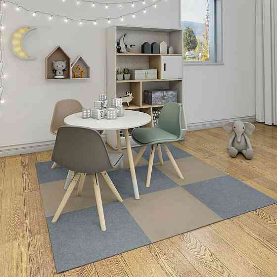 Самоклеящаяся плитка под ковролин бежевая 600х600х4,5мм SW-00001290 Киев