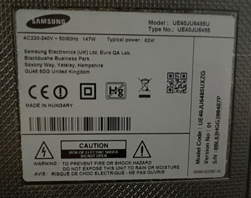Телевизор Samsung 40