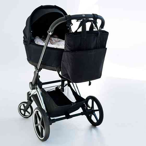 Сумка-рюкзак для мами Чорна Київ