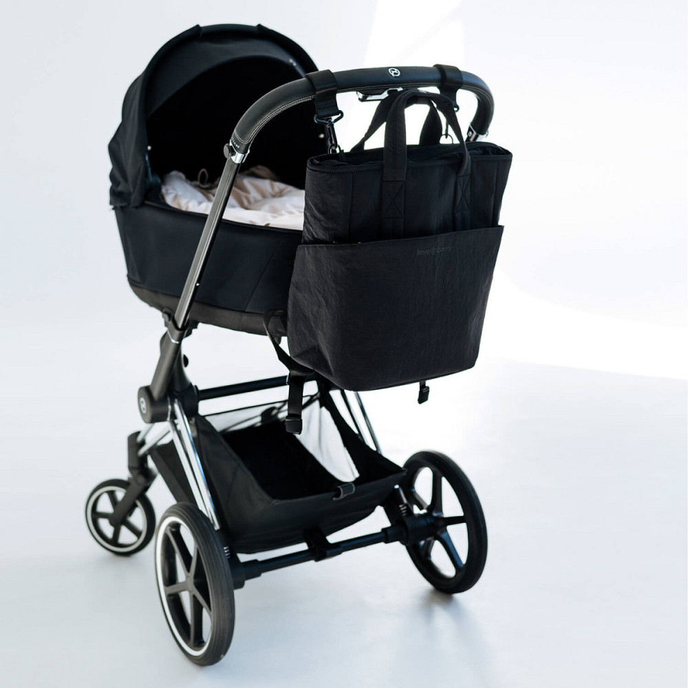 Сумка-рюкзак для мами Чорна Київ - фото 2