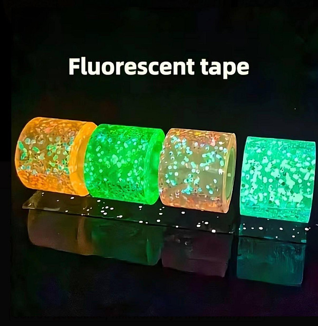 Набір двосторонньої нано-стрічки Bubble Kit, що світиться в темряві, для творчості, 4 рулони Київ - фото 2