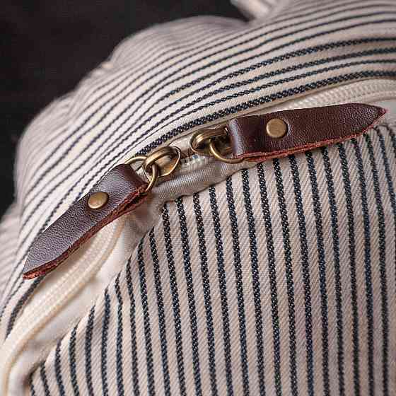 Літній жіночий рюкзак з якісного текстилю Vintage sale_15077 Молочний Київ