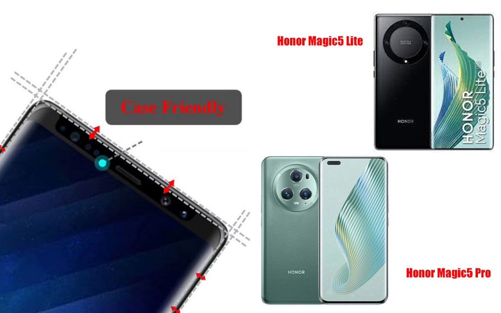 Захисне скло HyperGlass Pro для Honor Magic5 Lite, Magic5 Pro – максимальна чутливість та захист Київ - фото 4