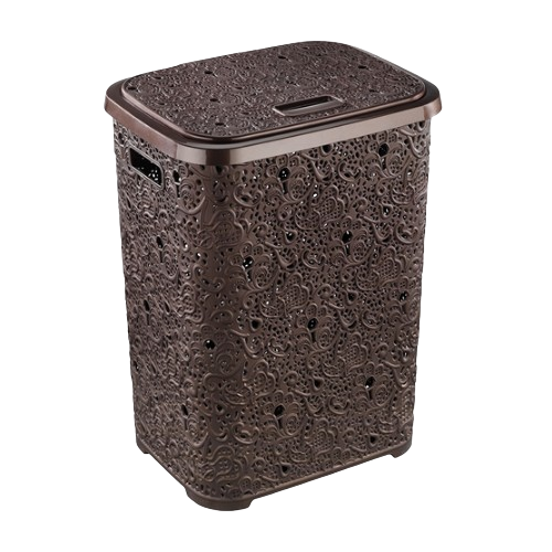 Кошик для білизни 67л коричневий Ажур ELIF Житомир - фото 3