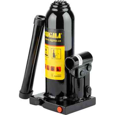 Домкрат Sigma гідравлічний пляшковий 5т, 210-420мм (6101051) Вінниця