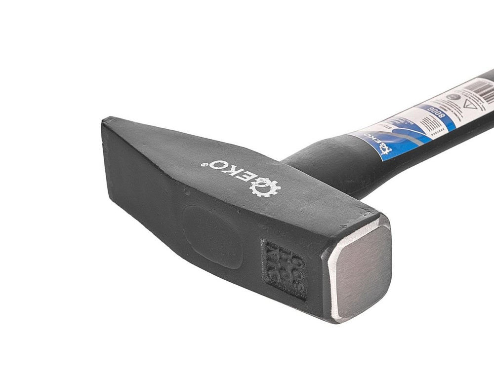 Молоток слюсарний "GeKo"-premium 0,8 кг з ручкою зі скловолокна покритого TPR Київ - фото 2