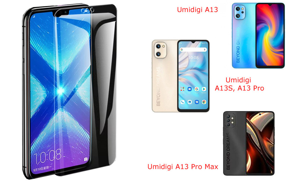 Защитное стекло NeoGlass для Umidigi A13, A13S, A13 Pro, A13 Pro Max – ультрапрозрачное и устойчивое Киев - изображение 2