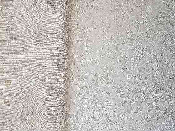 Обои виниловые на флизелине AS creation Perfect 1.06Х10 под штукатурку структурные молочные с глянцем Киев
