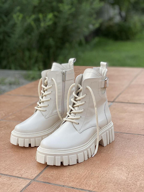 Без бренда Черевики жіночі M.KRAFT 21-153 бежеві (зима, шкіра натуральна) (4837) 39 Коломыя - изображение 1