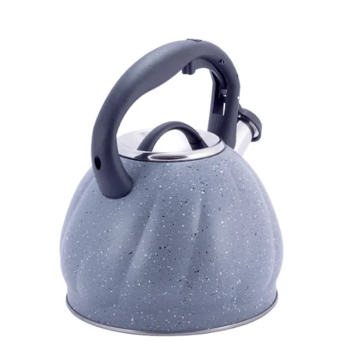 Чайник 3л нержавіюча сталь зі свистком з нейлоновою ручкою 1073GR KAMILLE Житомир - фото 3