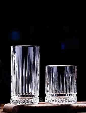 Набір склянок OLens "Спрейлайн" 460 мл 6 шт. високий прозорий для дому та ресторанів 102-693 Київ