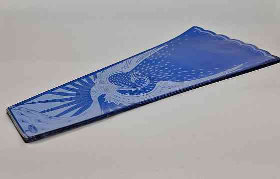 Конусне паковання під квіти h80/14низ/38верх метал синій (100 шт.) візерунок144 (9) (100 шт) Харків