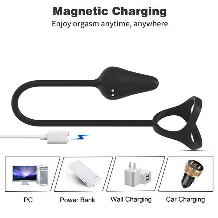 Вибро массажер простаты Funtasmo с эрекционным кольцом и пультом Д/У Винница - изображение 11