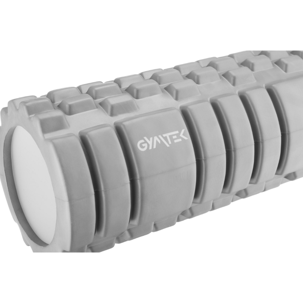 Масажний ролик Gymtek для йоги та фітнесу EVA 33*14см сірий Киев - изображение 2