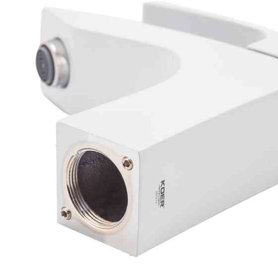 Смеситель для умывальника Koer KB-10007-04 хром с белым (KR5149) Харьков