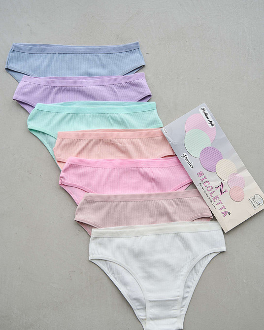 Набір жіночих трусиків 7 шт Nicoletta 713128 Київ - фото 1