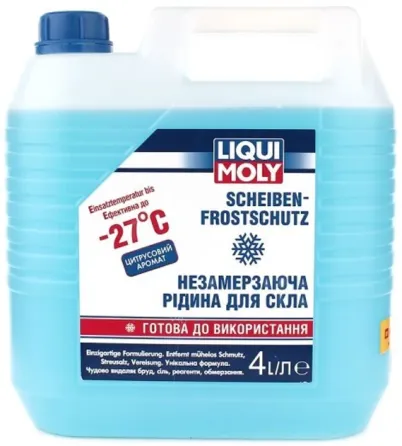 Омивач скла Liqui Moly 8806 Scheiben Frostschutz -27°C — захист від замерзання і чистота скла при мінусових температурах Ковель