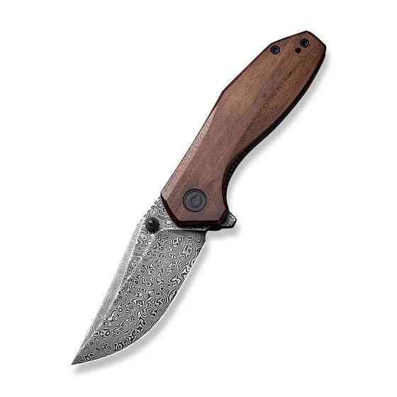 Ніж складаний кишеньковий Civivi ODD 22, (7.5 см) Damascus / Guibourtia Wood Киев