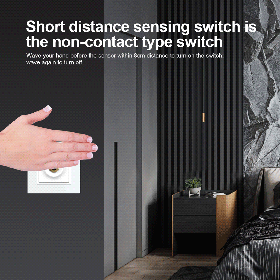 Бездотиковий вимикач 1 сенсор Livolo сірий Sense (VL-C7FCU1-2IP) Коломыя