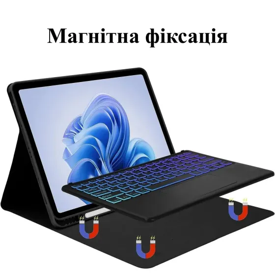 Чехол Apple iPad Air 11 A2902 A2903 A2904 клавиатура Отсек стилуса (черный) Одесса