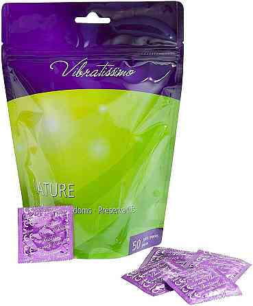 Презервативи - Vibratissimo Nature, 50 шт. Sex Aura Київ