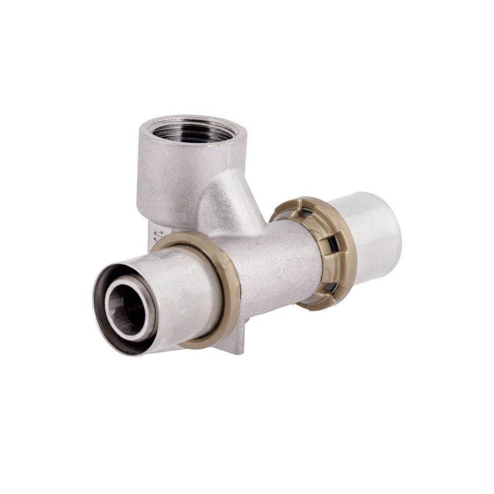 Прес-фітинг Icma трійник 1/2" ух20 настінний прохідний No 422 Київ - фото 1