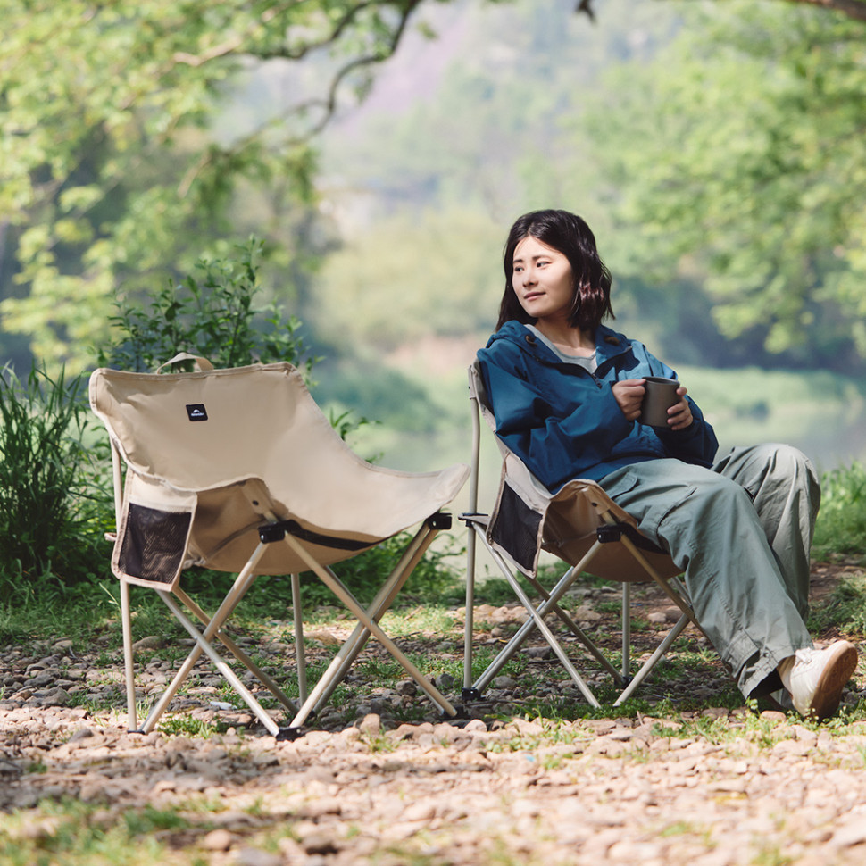 Стілець складаний Naturehike Stellaluna T01 CNH23JU13002, L, бежевий Киев - изображение 4