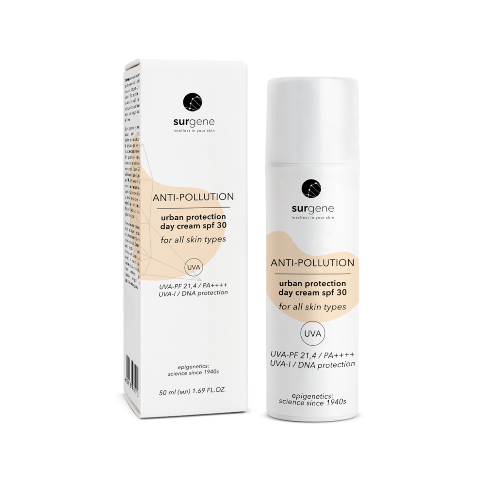 Солнцезащитный крем для лица SPF 30 Surgene Urban protect Piel, 50 мл Днепр - изображение 1
