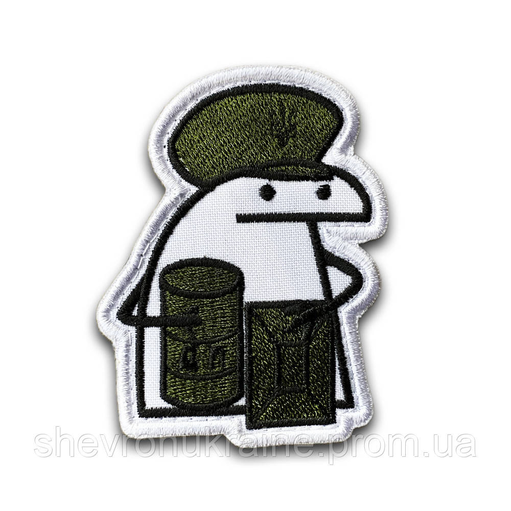 Шеврон флорк снабженець (Форма контурна. На липучці) Розмір 8x6см Київ - фото 8